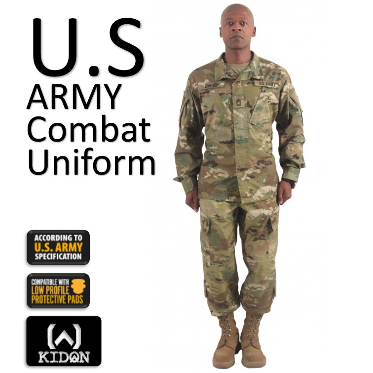 KIDON American ACU Combat clothes All terrain OCP Multi-pocket Tactical pants BDU Non-public-Army Edition MC Molly Z-Taobao