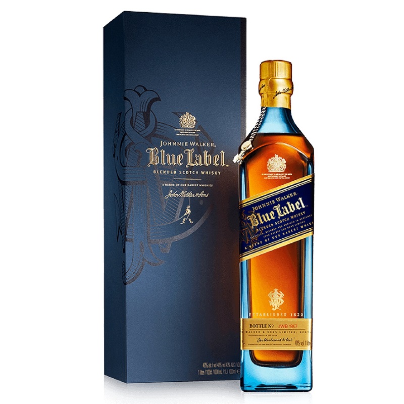 JOHNNIE WALKER 尊尼获加 蓝牌威士忌礼盒装 750ml 双重优惠￥780顺丰包邮