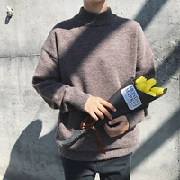 仔 艺 2018 mùa thu nam mới phiên bản Hàn Quốc của xu hướng áo len cổ tròn bf áo len trùm đầu áo len cardigan nam