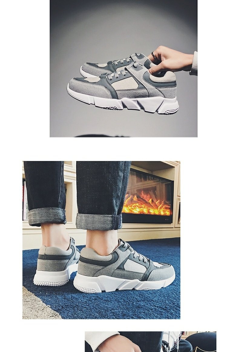 Hồng Kông Aberdeen văn học nam Hong Kong sneakers nam mùa thu Phiên bản Hàn Quốc của xu hướng giày đế thấp giày thể thao chính hãng