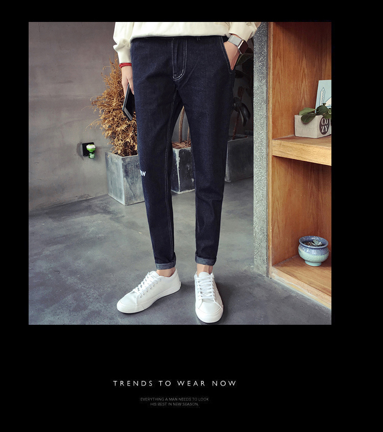 Jeans pour jeunesse pieds Slim pour automne - Ref 1460990 Image 27