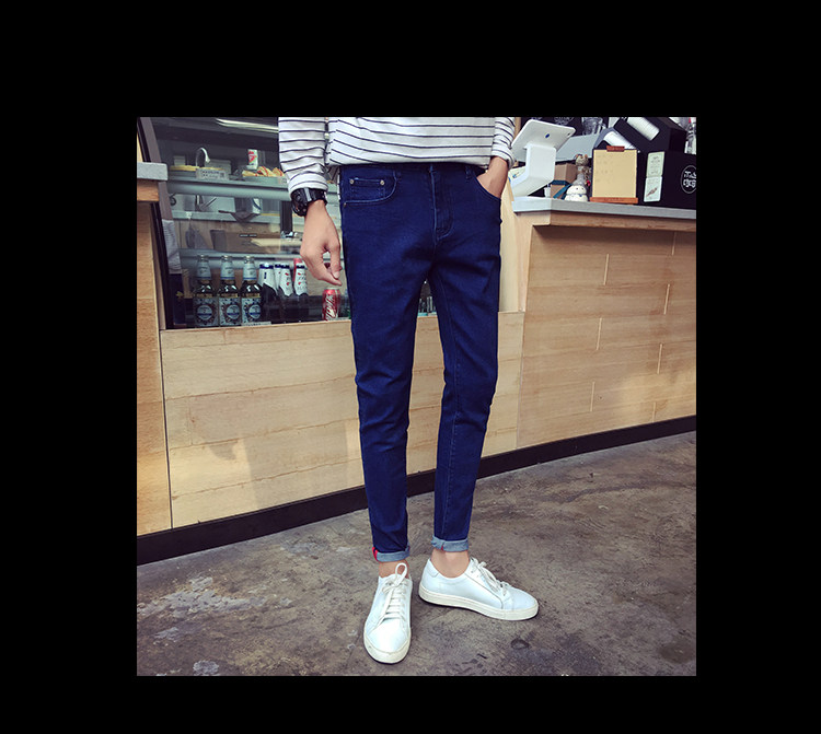 Jeans pour adolescent pieds Slim pour automne - Ref 1480696 Image 38