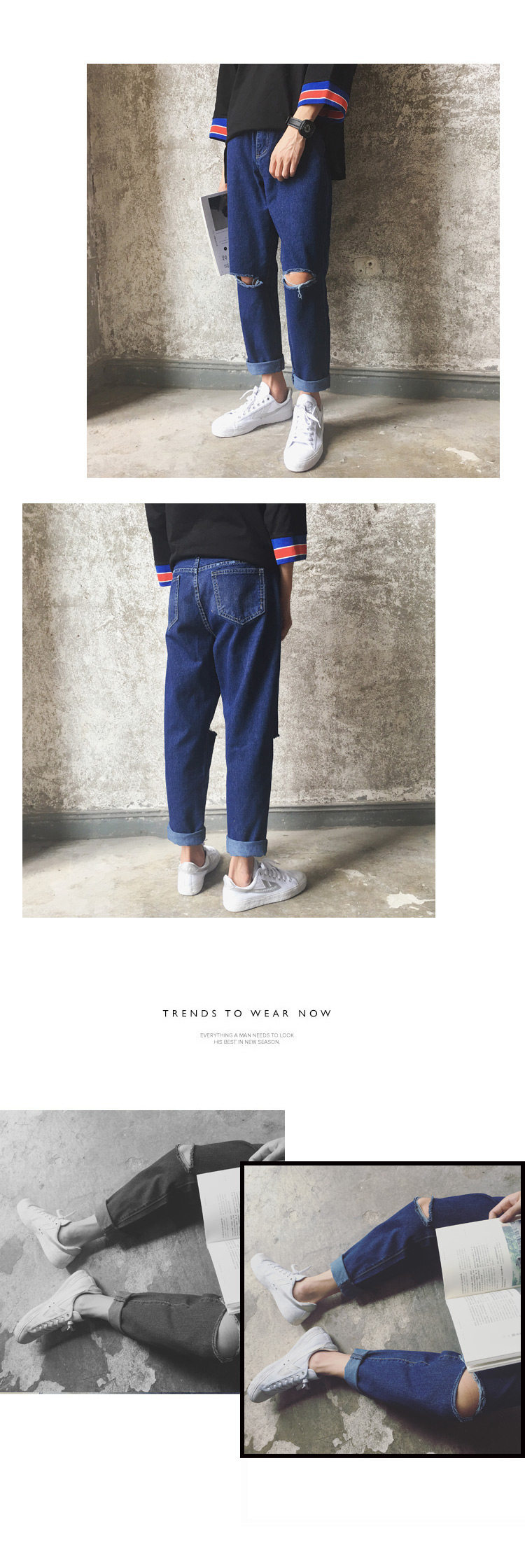 Jeans pour adolescent pour Quatre saisons - Ref 1480614 Image 29