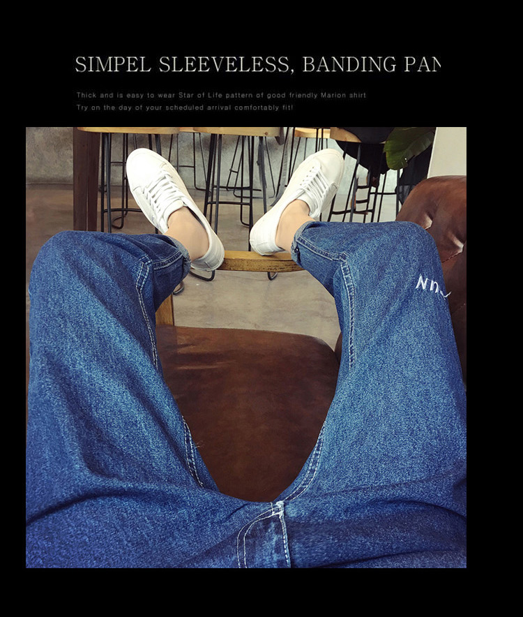 Jeans pour jeunesse pieds Slim pour automne - Ref 1460990 Image 37