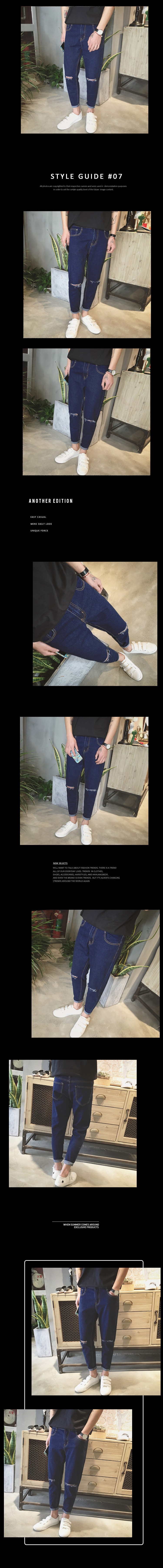 Jeans pour adolescent Sarouel en coton pour été - Ref 1460851 Image 26