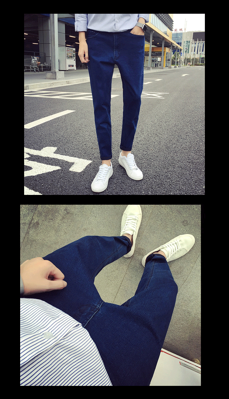 Jeans pour jeunesse droite en vrac en coton pour automne - Ref 1462224 Image 28