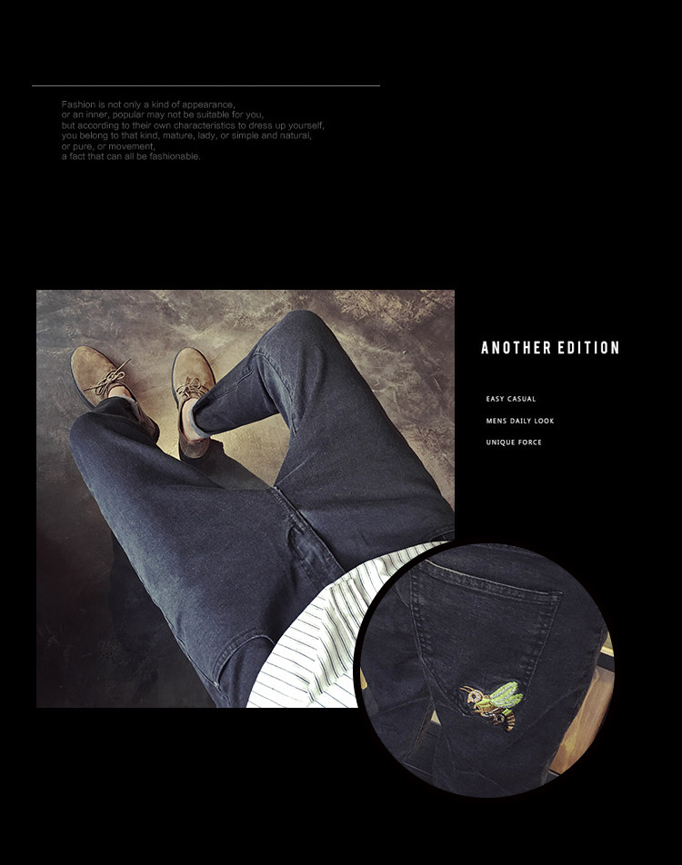 Jeans pour adolescent pieds Slim pour automne - Ref 1480696 Image 33