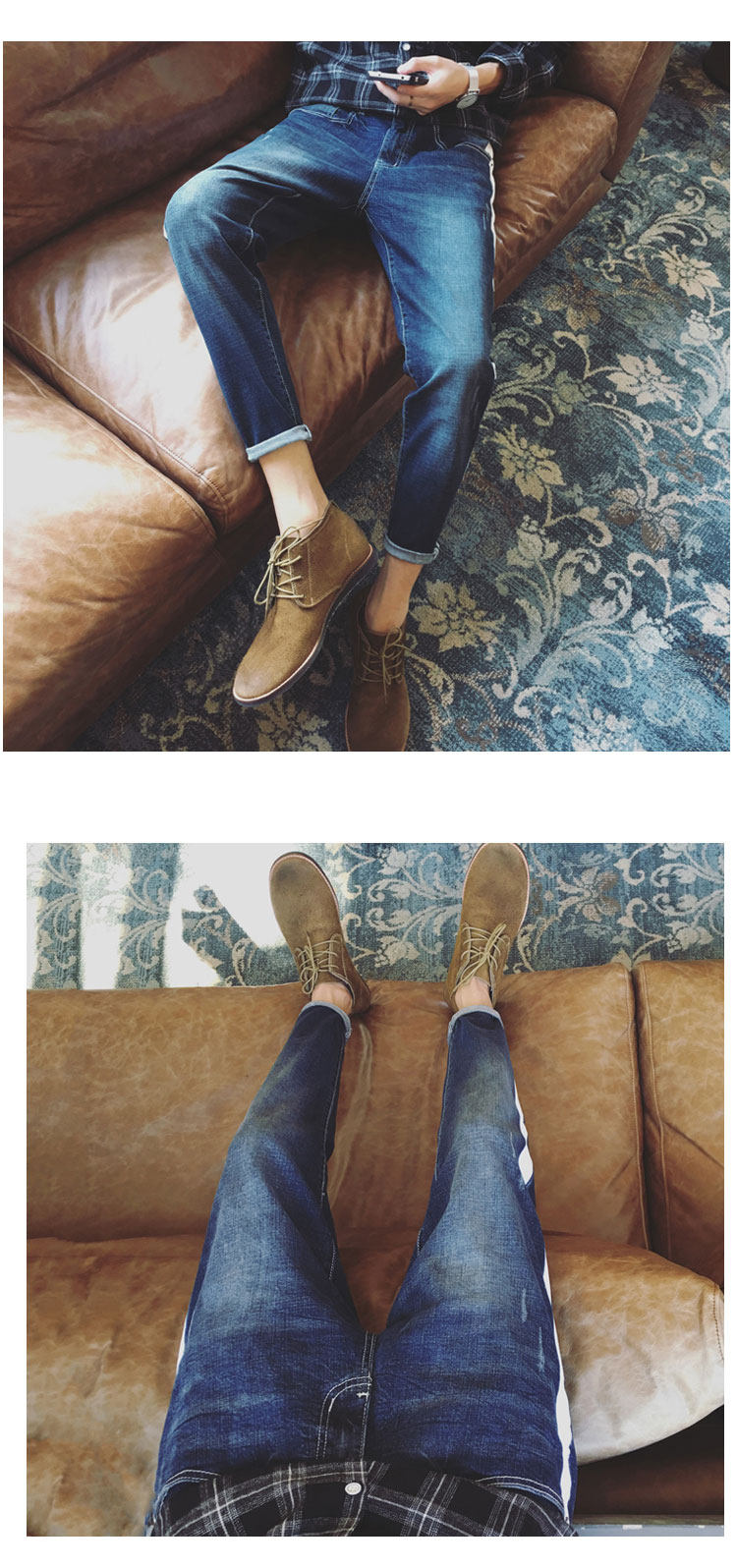 Jeans pour adolescent droite en vrac pour automne - Ref 1480620 Image 25