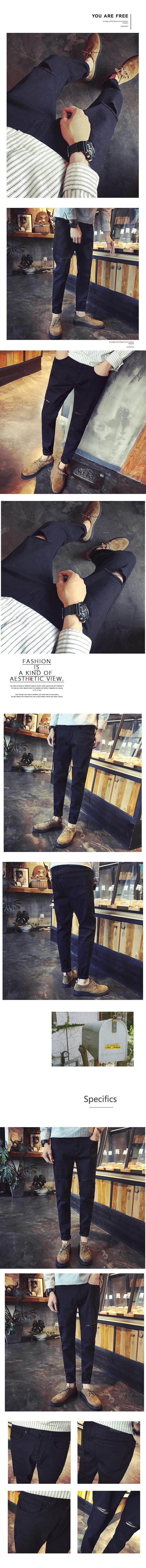 Jeans pour adolescent pieds Slim pour automne - Ref 1480636 Image 25