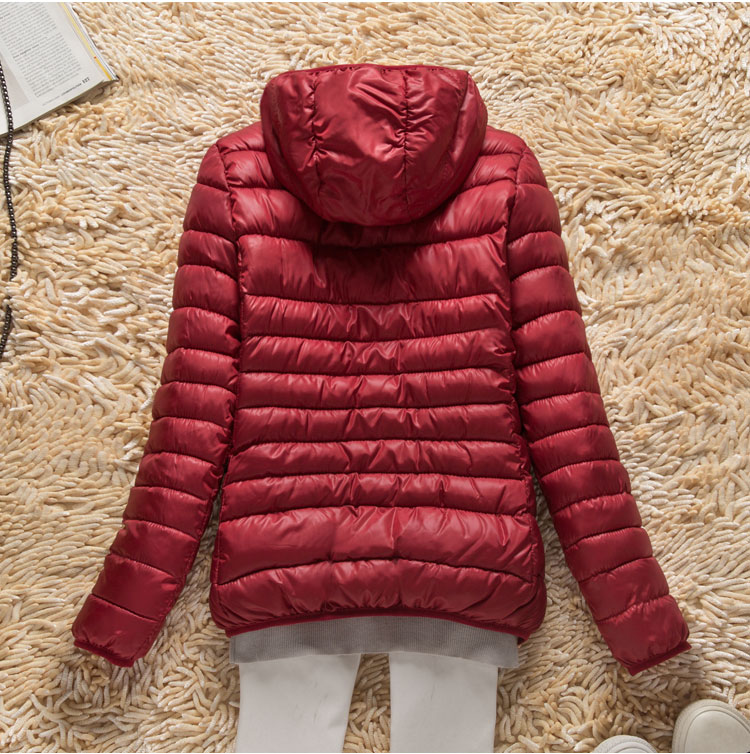 Mùa thu đông 2018 mới nhẹ xuống áo khoác cotton nữ phiên bản ngắn của Hàn Quốc mẫu áo phao dáng dài đẹp