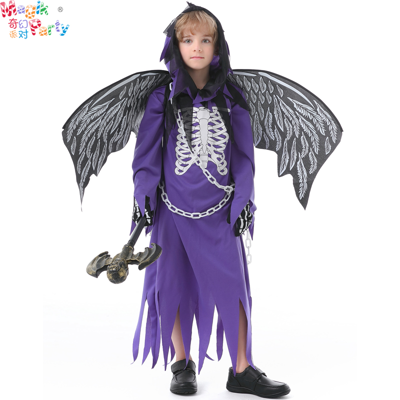 Halloween children's performance costumes Cosplay performing clothes boy horror devil demons die vampires