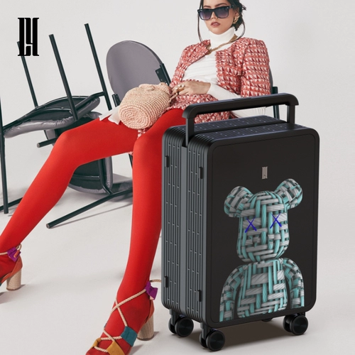 Плетеный высококачественный чемодан, 20 дюймов