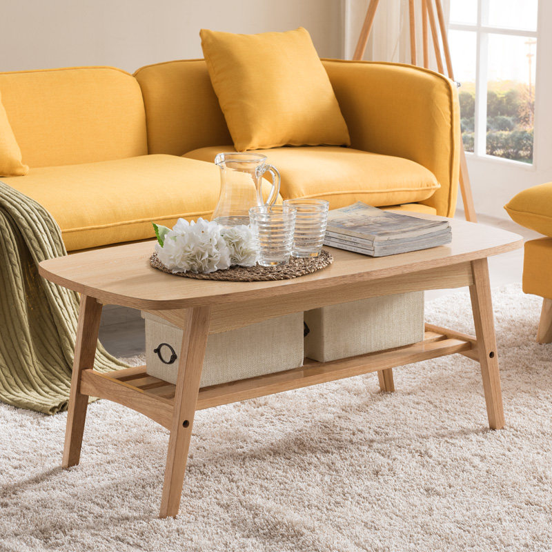 Simple Palatable Daily Solid Wood Tea Table Minima Nordic Small Family Dining Room Double Table Tea Table Creativity Small Tea Table Furniture