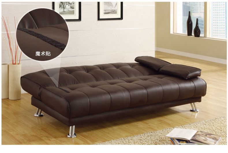 Simple gỗ phòng khách hiện đại sofa giường 1,8 m có thể gập lại căn hộ nhỏ sofa Single Double đa chức năng 1.5 - Ghế sô pha giường ghế sofa