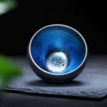 Ancient art tea Xuan Jianyang Jianzhan pure handmade tea cup kung fu tea set Partridge single Cup Master Cup original mine iron tire