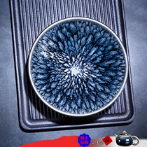 Jianyang Jianzhan famous non-heritage master Cai Long handmade oil drop hat Baihua tea with Kung Fu tea cup Master cup