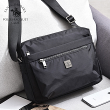 S ã o Paulo Crossbody Bag for Men's Leisure Men's Bag for Father's One Shoulder Bag Commuter Backpack Large Capacity Postman Horizontal Style New