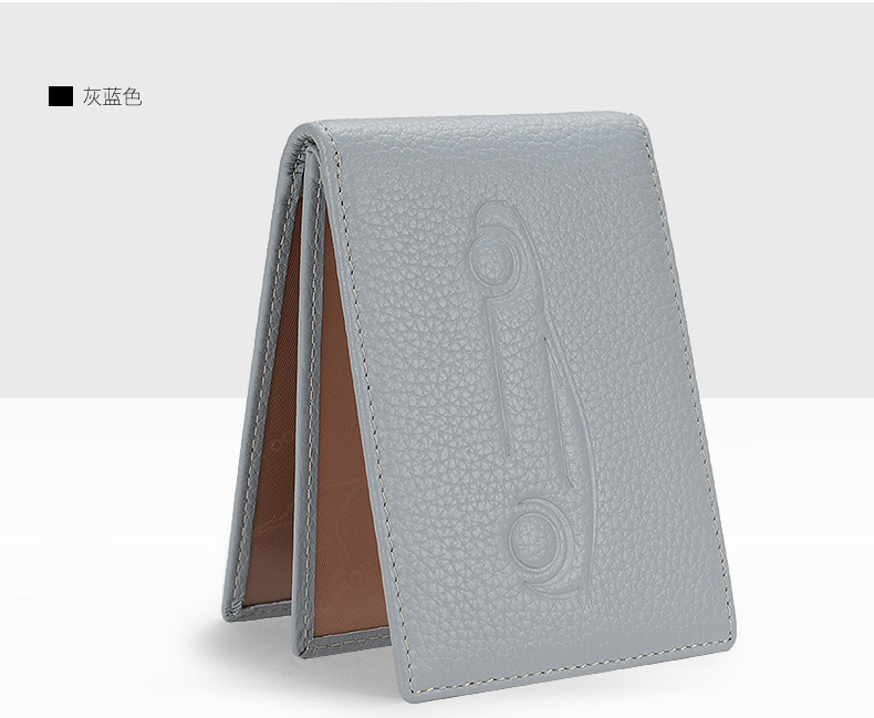 Giấy phép lái xe bằng da của Zhenao kangaroo ví đựng thẻ thông minh