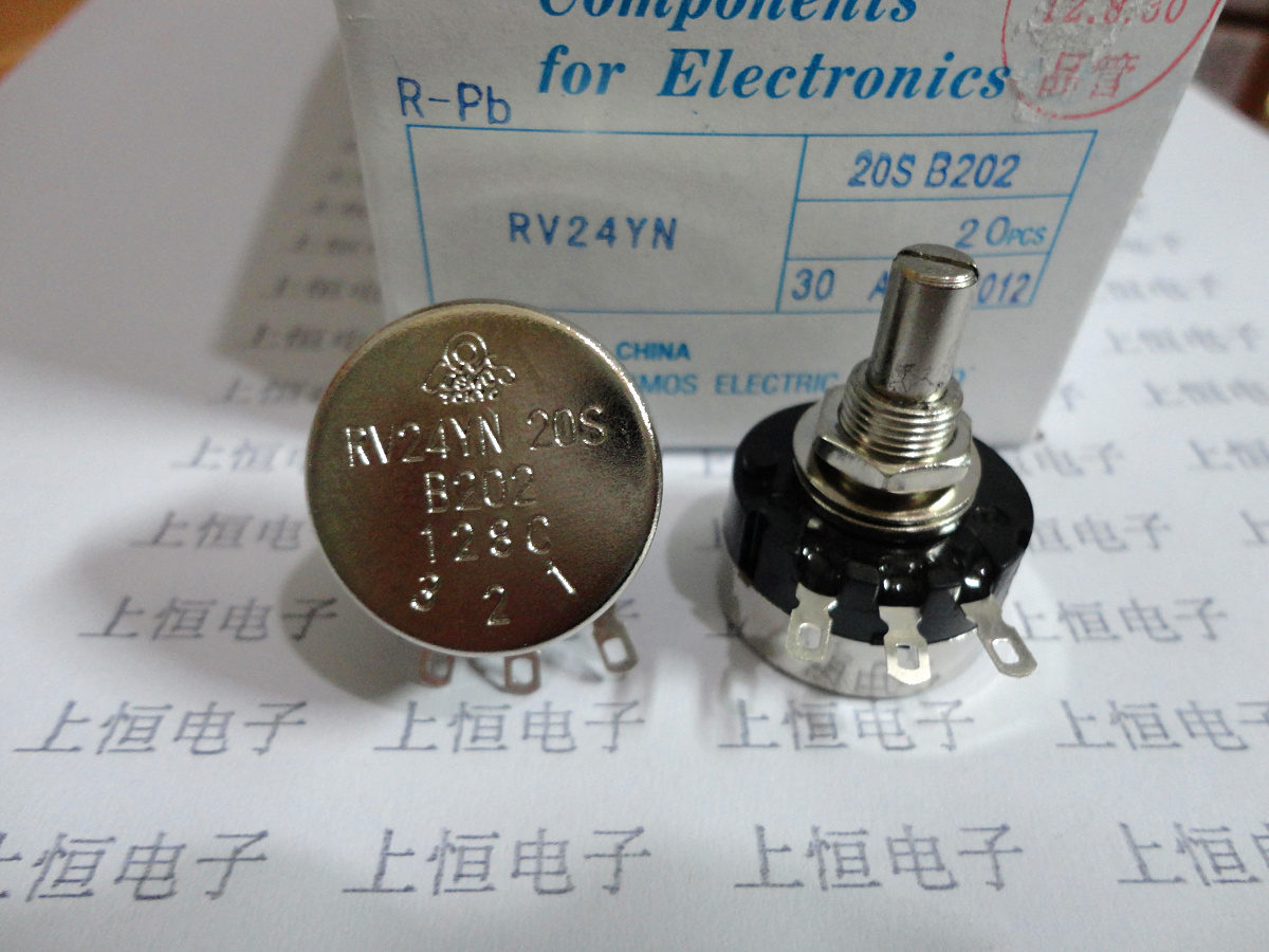 Taiwan RV24 new tai chan original potentiometer RV24YN20S 1K 2K 5K 10K 100K 20K