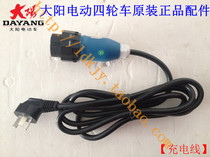 Dayang Qiaolke electric four-wheel scooter charging cable 16A plug 2 5 square copper wire accessories