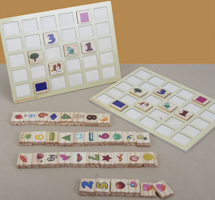 Child Memory Training Toys Ultra Right Brain-camera Memory Palace board to improve the child's instant memory game