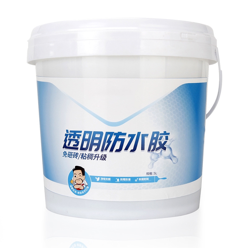 Floor transparent waterproof glue the fill bathroom wall ground water seepage plugging agents from smashing toilet coating material ceramic tile