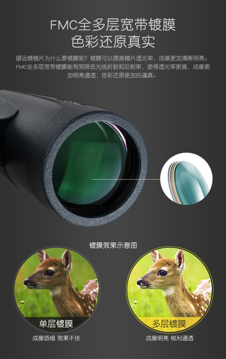 Ống nhòm ATHLON SLR CRIUS8X42 10X42 HD thiết bị phiêu lưu du lịch ngoài trời không thấm nước - Kính viễn vọng / Kính / Kính ngoài trời kính thiên văn f36050