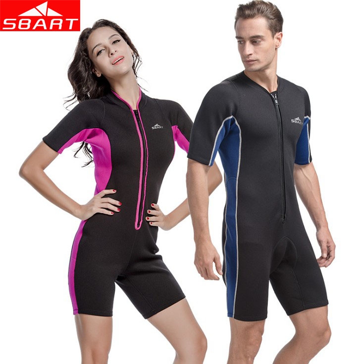 2MM thickened warm men and women's one-piece swimsuit wetsuit flat angle winter swimming snorkeling surfing neoprene jellyfish suit