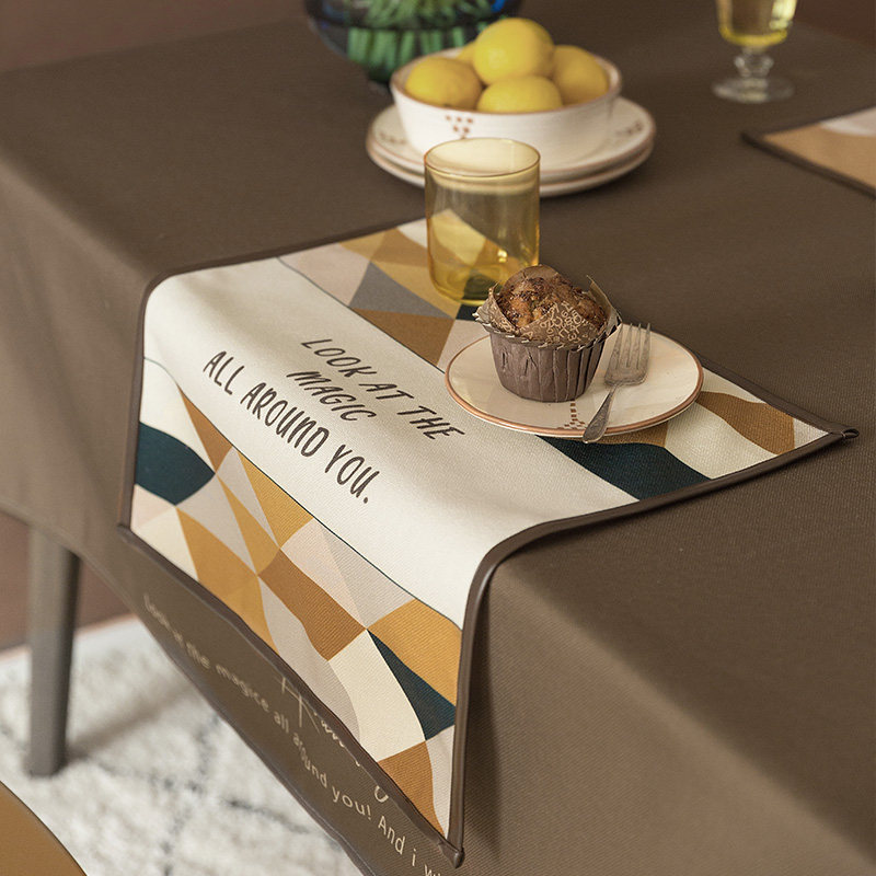 Nordic ins Modern Simple Simplicity High-End Luxury Western Placemat Fabric Insulation Mat Table Coaster Table Coaster