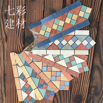 Waveguide line Mosaic Living room floor tile Parquet Aisle foot line Bathroom waist line waveguide line 120 300