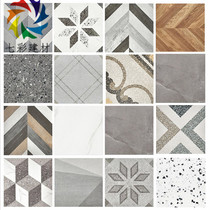 Nordic industrial wind matte antique cement large particle terrazzo 300 kitchen and bathroom wall floor balcony courtyard non-slip brick