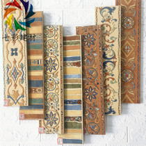 Waveguide line living room set frame American retro aisle skirting line tile waist line antique brick wave line 120x500