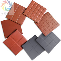 Red cylinder brick Red floor brick 300 non-slip hotel kitchen special 200 absorbent tiles moisture-proof Minnan ancient house red brick