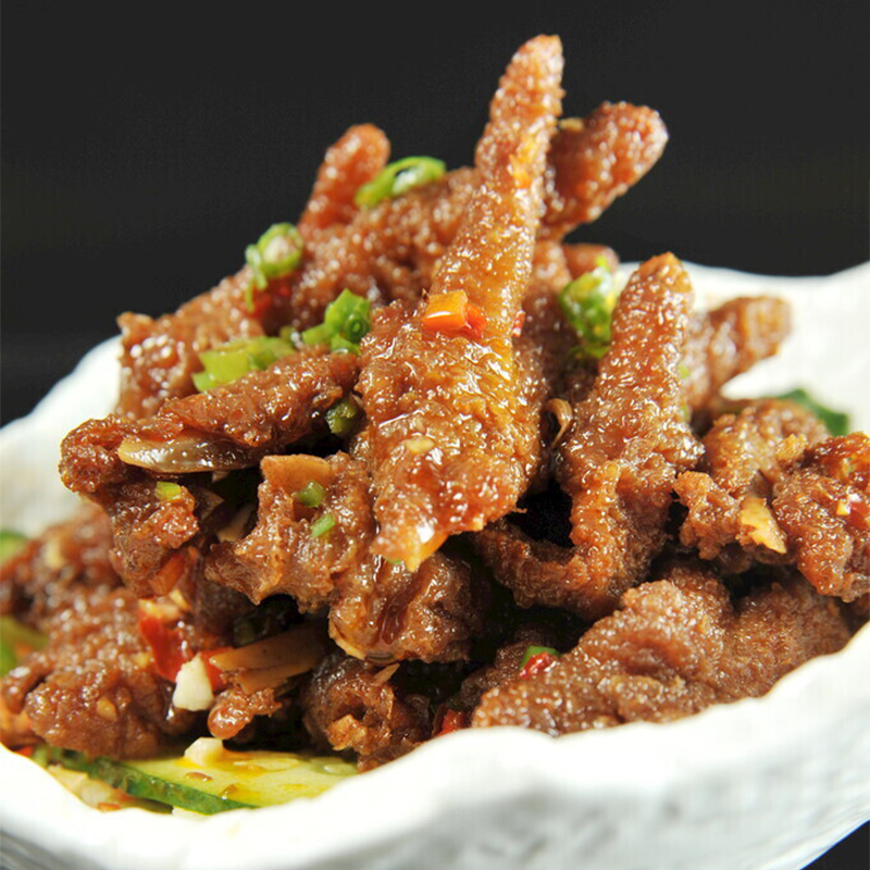 香辣诱惑:解密1kg虎皮鸡爪背后的美味密码