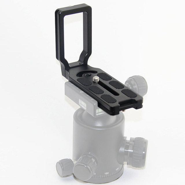 Universal L-type quick-loading plate SLR camera tripod gimbal stabilizer  quick-release plate aluminum alloy