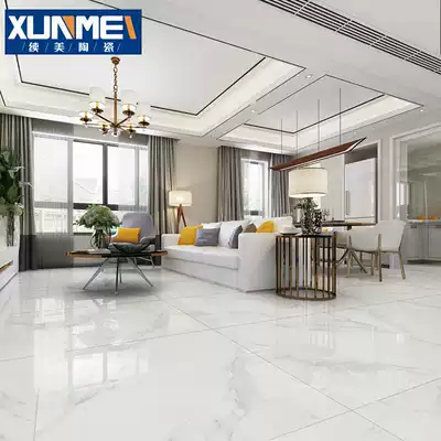 Tile 800x800 Floor tiles Simple modern living room Bedroom non-slip wear-resistant all-through marble floor tiles