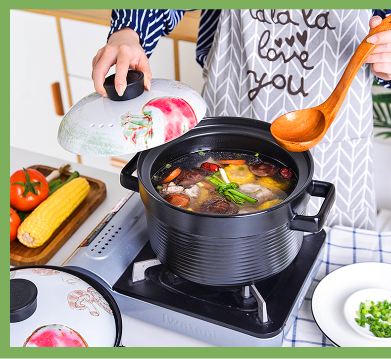 Ya cheng DE casserole soup, stew soup pot stew pot soup pot casserole soup of household ceramic pot of soup pot with stone bowl