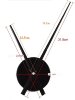 DIY Wall Clock Accessories + Movement + Hands Creative Dial Clock Face Hands Accessories Sweep Second Movement Replacement No Drilling Required