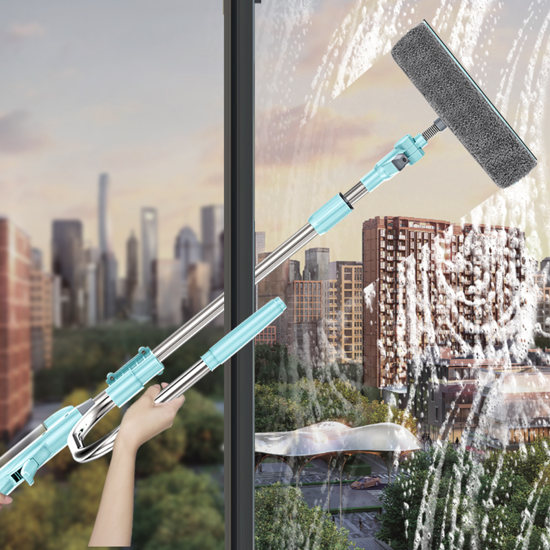 Glass cleaner Double-sided wipe high-rise household paint glass wipe high-rise window cleaning tools Wiper glass artifact