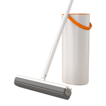 2023 New Absorbent Sponge Head Mop Household One-Mop Cleaning Special Squeeze Bucket Floor Mop 2024