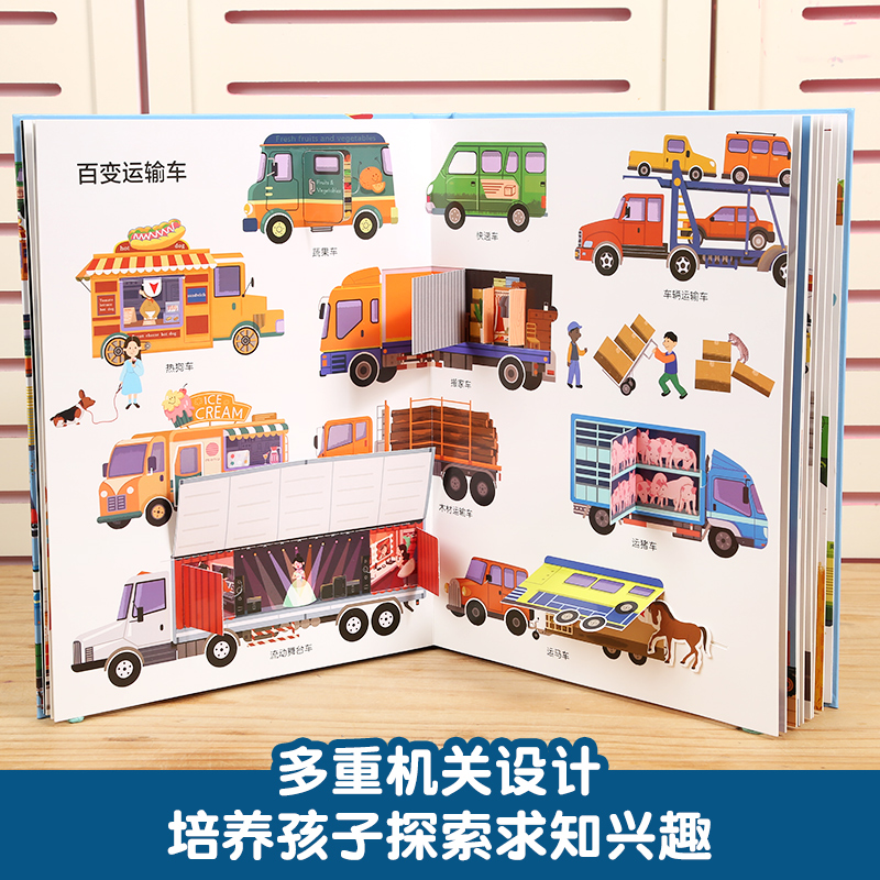 会动的交通工具立体书 适合0~10岁儿童 图3
