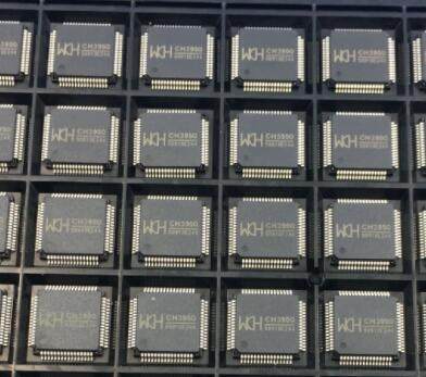 CH395Q chip uart serial port spi parallel port Ethernet protocol stack instead of W5500 WCH Qinheng