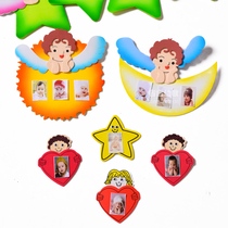 Classroom decoration rating bar blackboard newspaper layout can be posted photo cartoon angel wall sticker sticker sticker