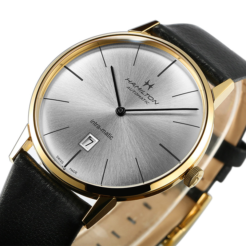 Hamilton 汉米尔顿 永恒经典臻薄系列 H38735751 男式机械表 优惠码折后9 海淘转运关税补贴到手约￥3010 国内￥6000
