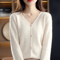 JOIMIFU soft not to pick a person ~ gentle sucking eyes ~ new cashmere cardiovert woman V collar sweater coat with thin coat