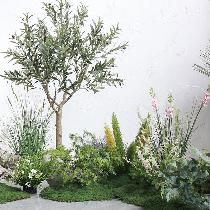 Southern French Style Artificial Green Plants, Lavender, Sage, Courtyard Balcony Landscape Plants, Flower Boxes, and Window Displays Southern French Style Artificial Green Plants, Lavender, Sage, Courtyard Balcony Landscape Plants, Flower Boxes, and Window Displays