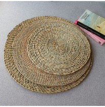 Grass mat Yoga mat Disc teacup mat decoration shop home decoration Pu grass mat Photo decoration Grass mat props