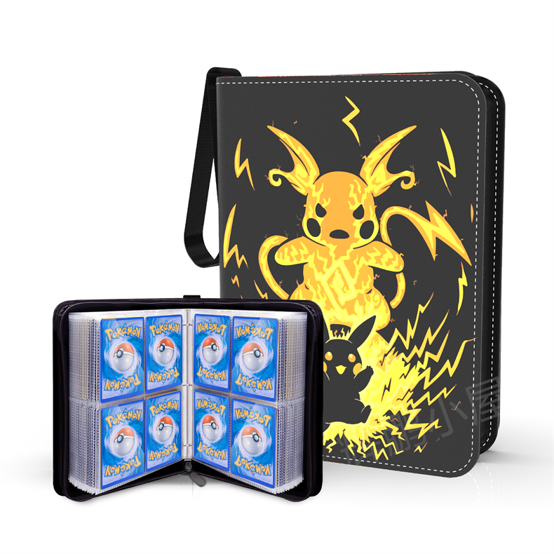 Elf Pokémon Game King card book collection book star card storage book photo collection book loose-leaf business card holder bag