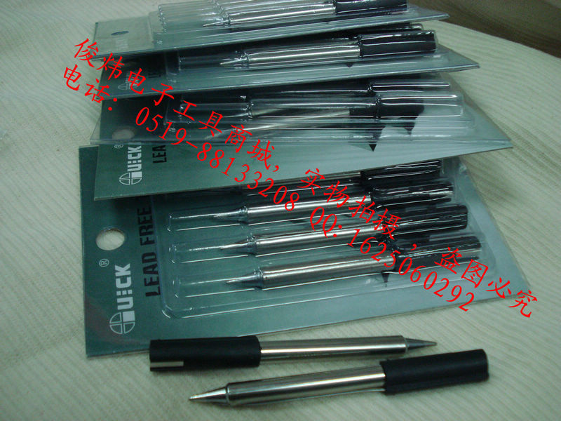 Original dress QUICK Quick 303B 301 welding table branded iron head welding nozzle Quick-gram 303-1 6D welding tip flat head