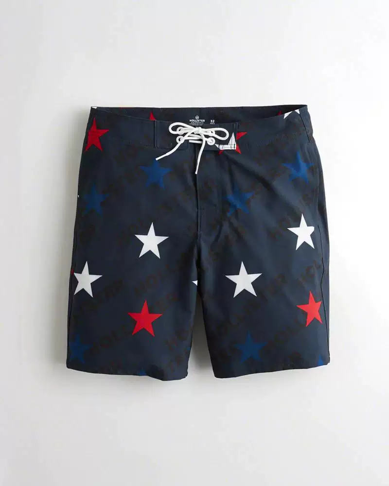 Плавательные шорты Hollister Seagulls Мужские Quick-Dry Five-point Swimming Slot Летние AF Прибрежные пляжные штаны Горячее весеннее большие размеры